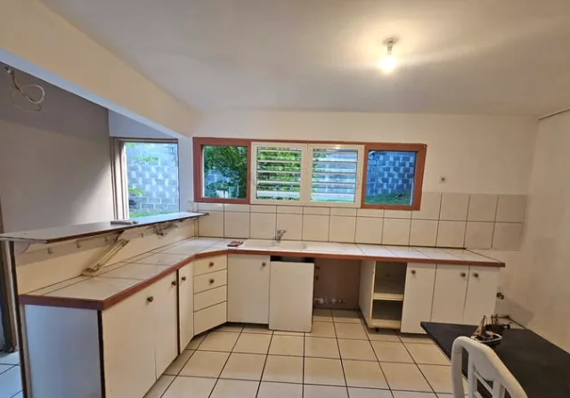 Cuisine avant travaux, préparation de la dépose